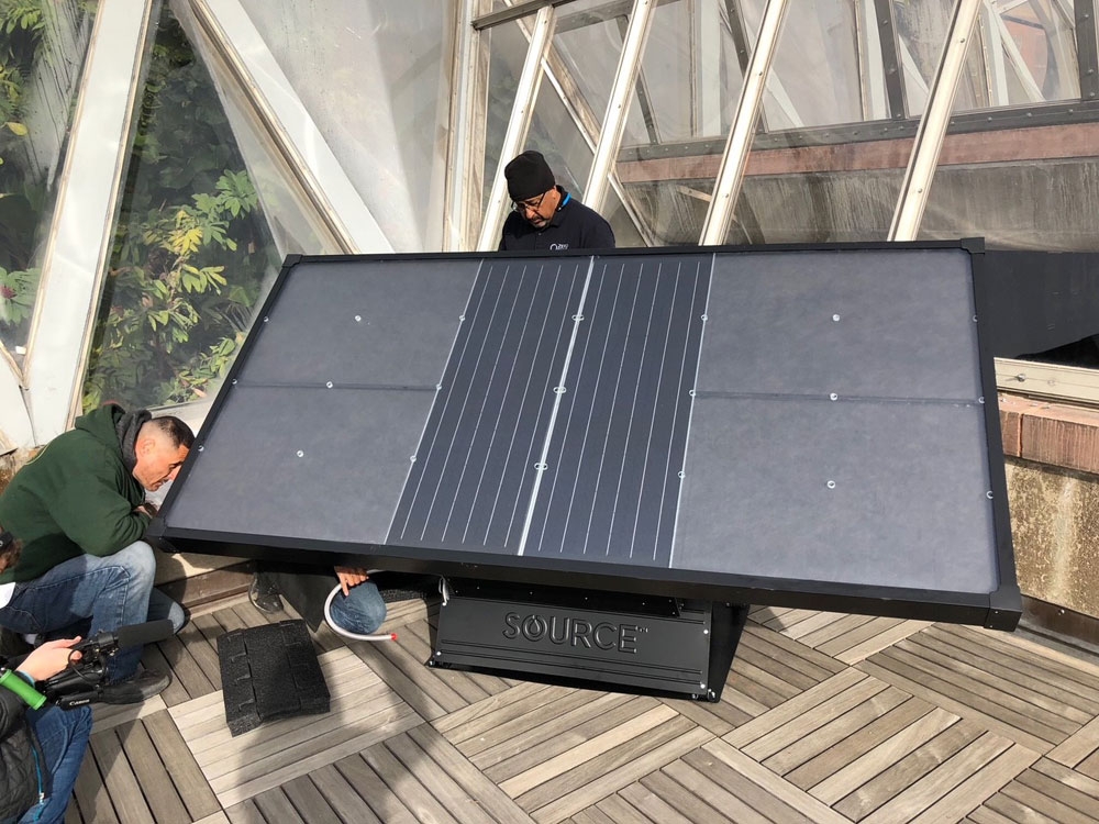 SOURCE unit being installed