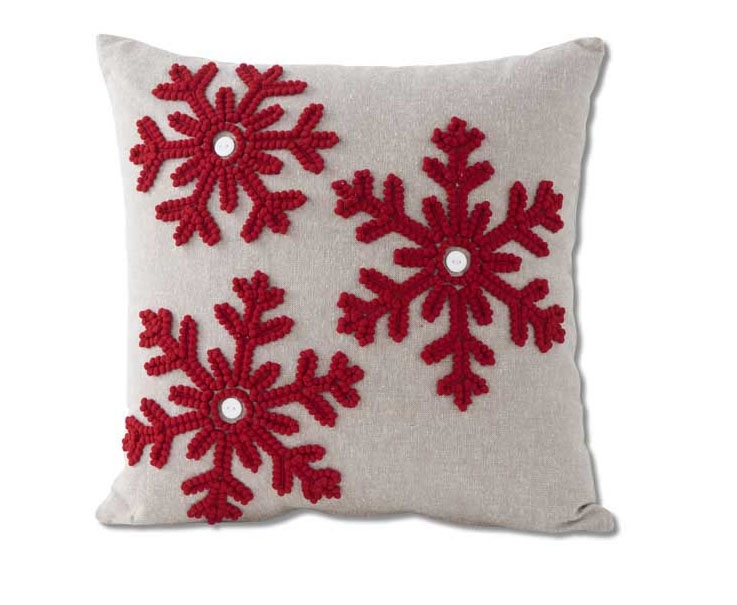 Snowflake pillow