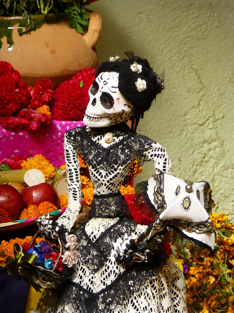 Decorations for Dia de los Muertos