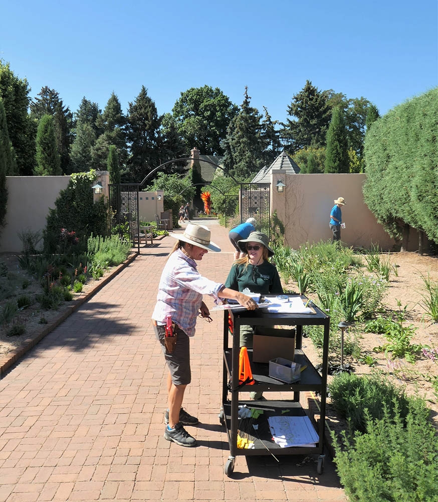 Bridget and intern Leslie