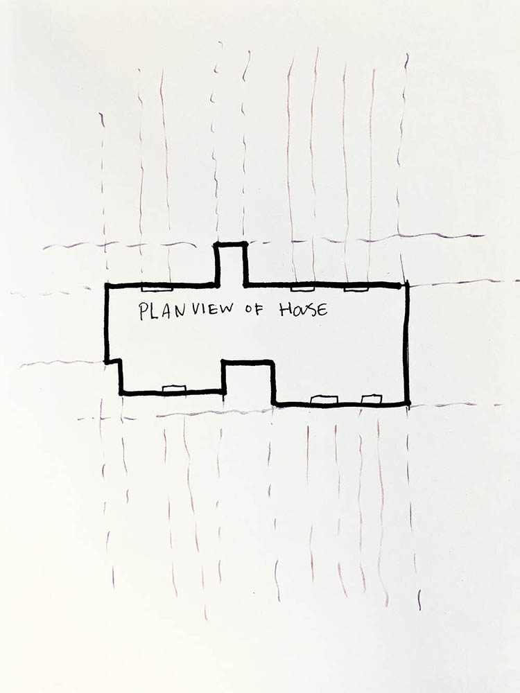drawing of house