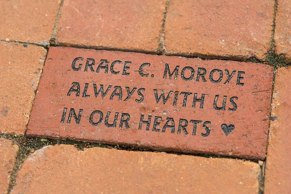Engraved Red Brick Paver 