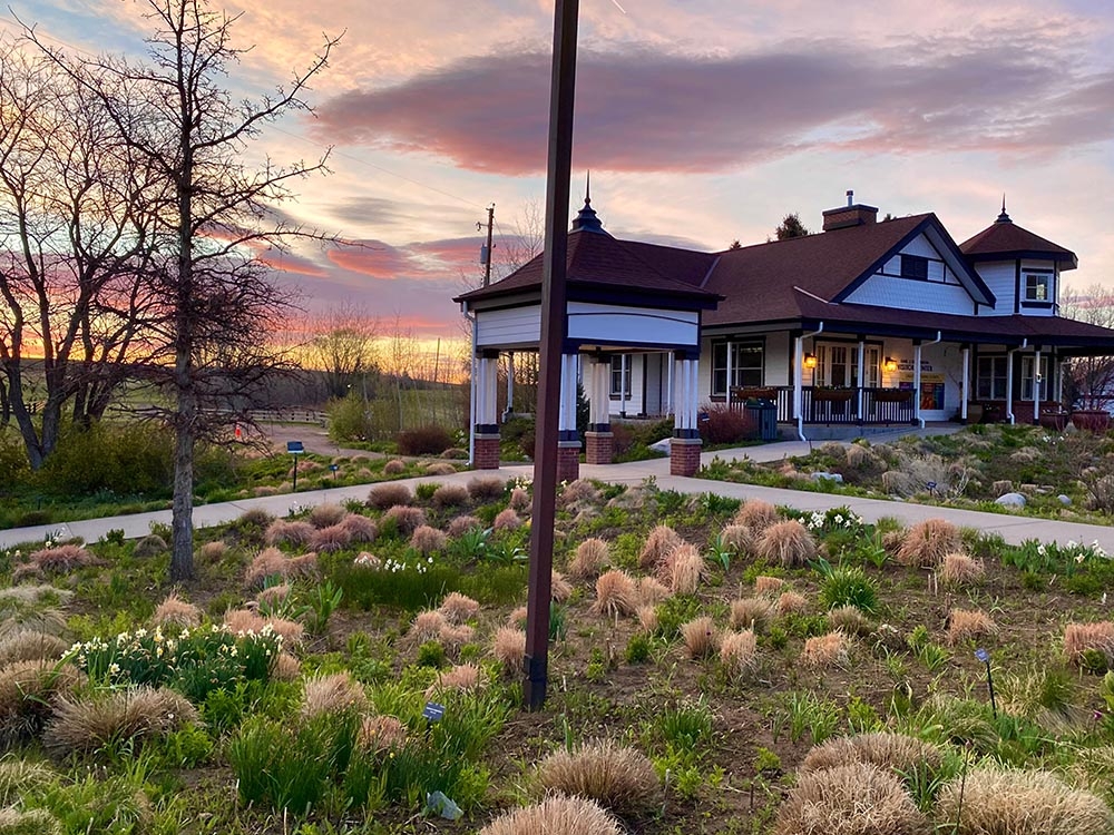 Prairie garden chaff