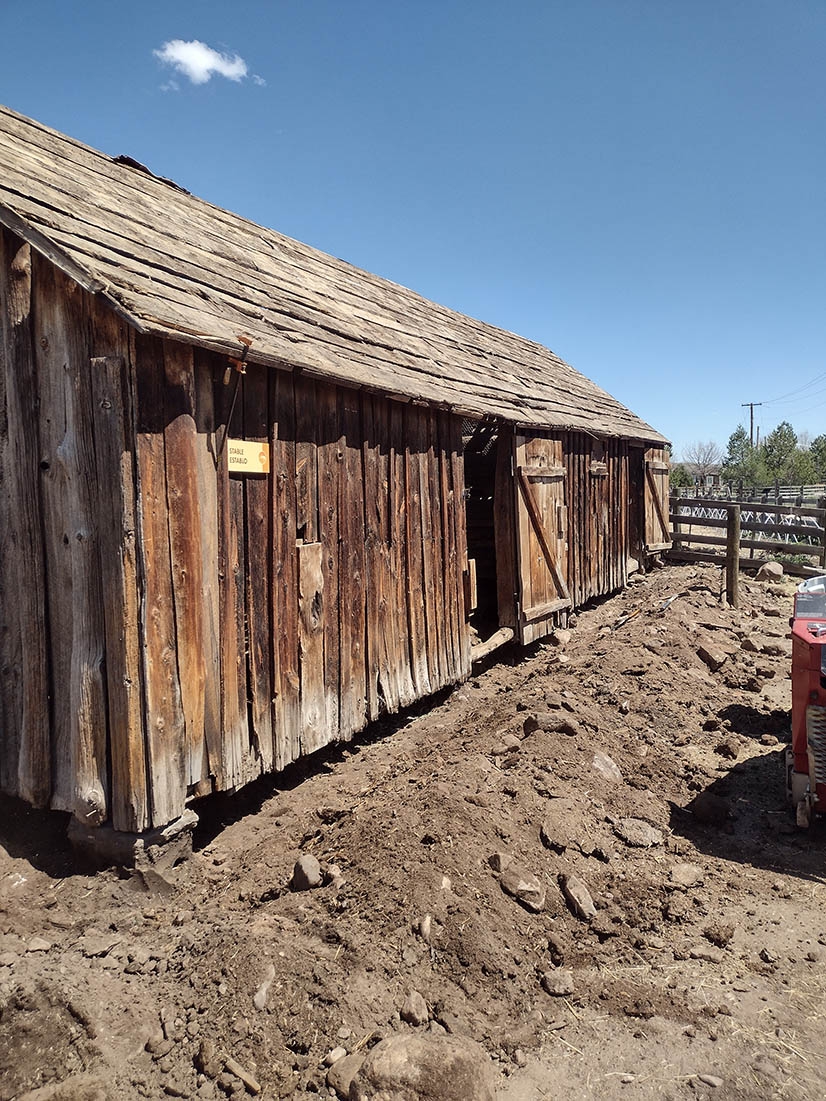 stables preparing for foundation support install