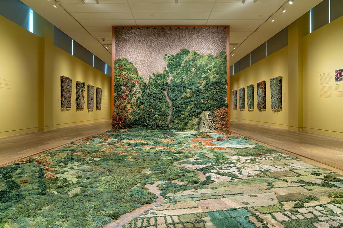 Huge hand-tufted run depicting an Argentinian landscape