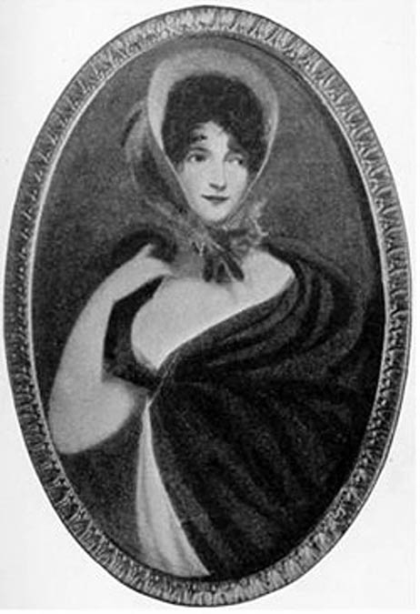 Black and white portrait of Jane Colden