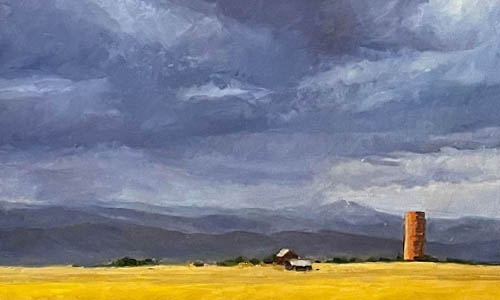 Storm Over Prairie painting by Ann Edwards Stewart